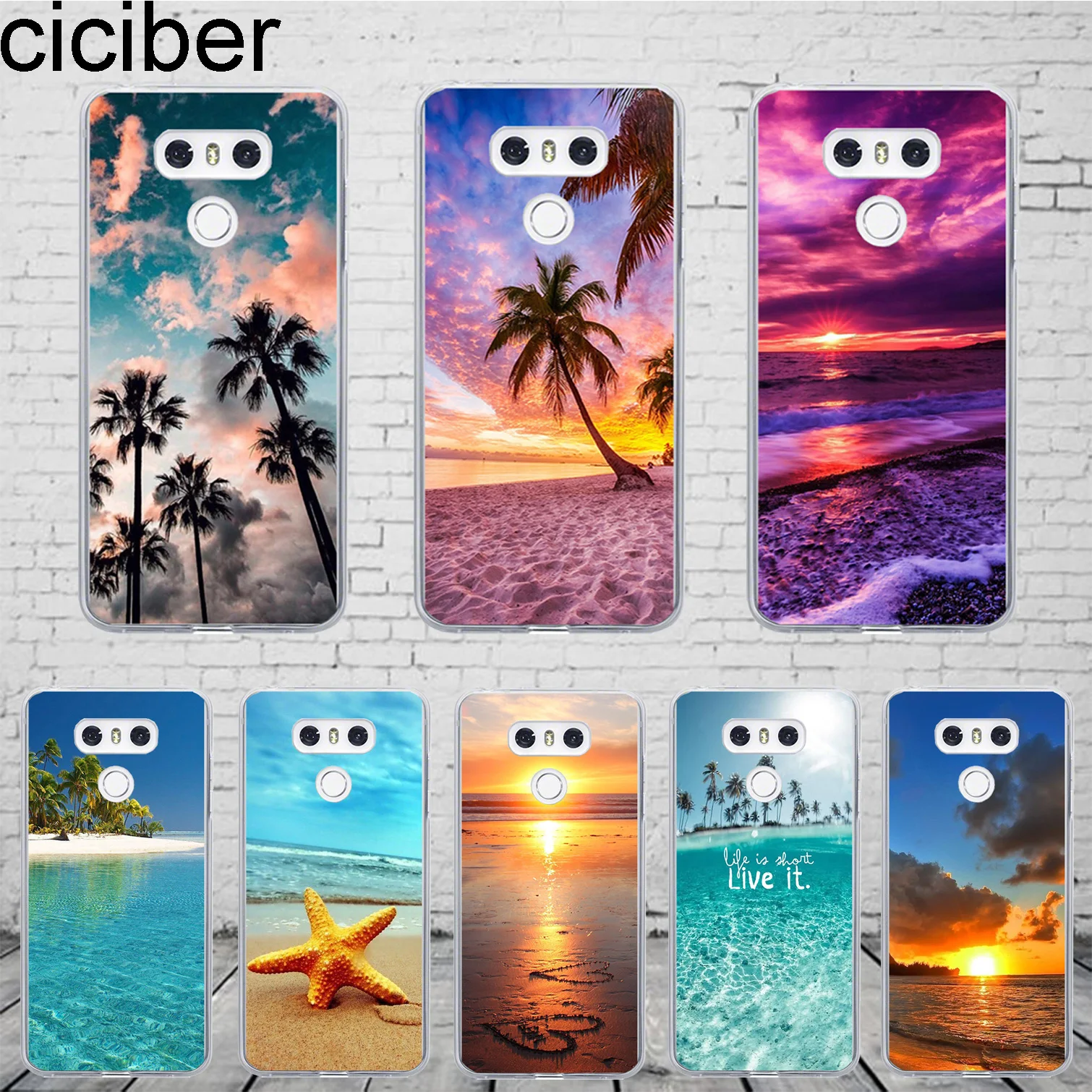 Гавайская Алоха Ciciber для LG G7 G6 G5 G4 V40 V35 V30 V20 чехол телефона ThinQ Силиконовый ТПУ K8 K10 K4