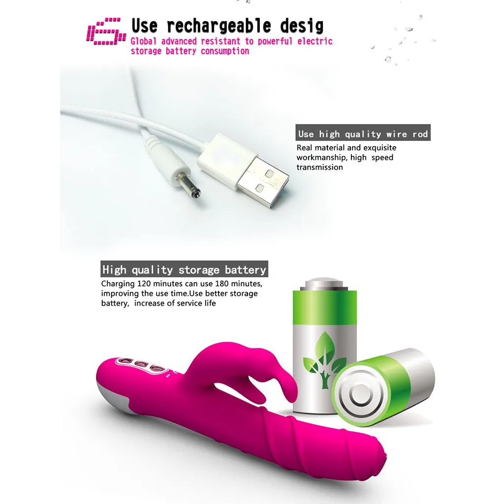 Вибраторы женский фаллоимитатор секс товары Кролик вибратор сосание игрушка 7