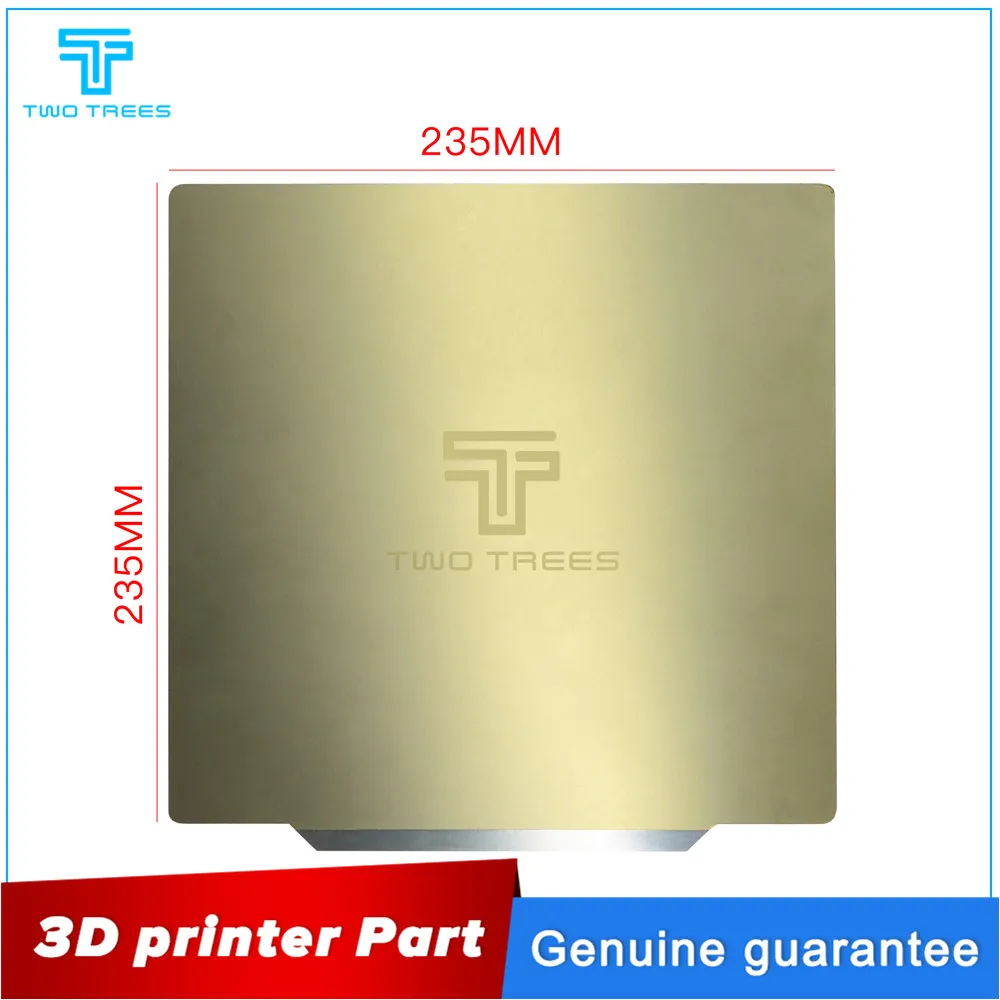 235x235mm Новинка 220x220 235x235 310x310 мм стальной лист с пружиной для удаления предварительно примененный pei+ гибкий магнитный стикер для CR10 Ender 3 Ender 5 - Цвет: 235x235mm