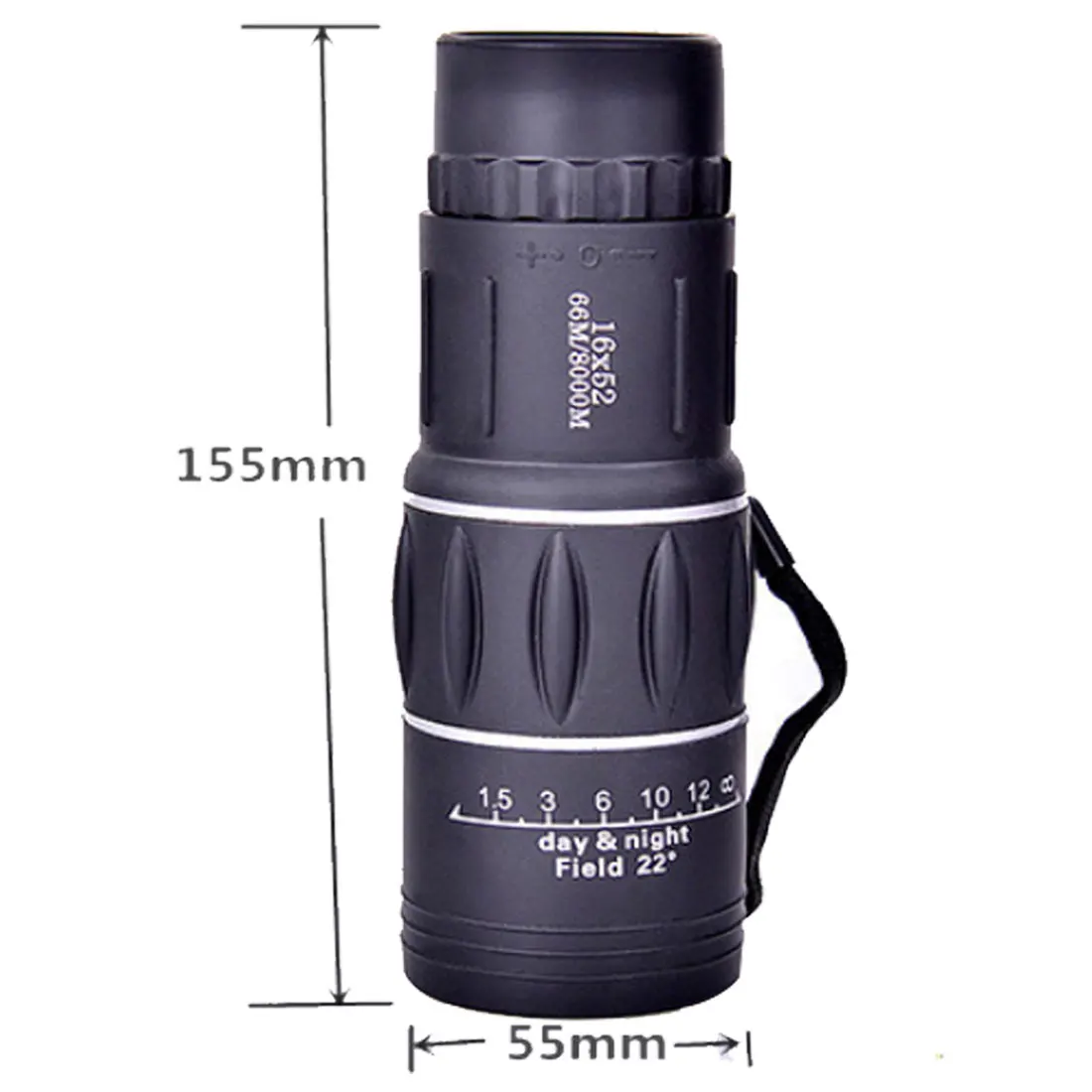 Монокулярный мощный телескоп 16X52 бинокль ночного видения для туризма наблюдения