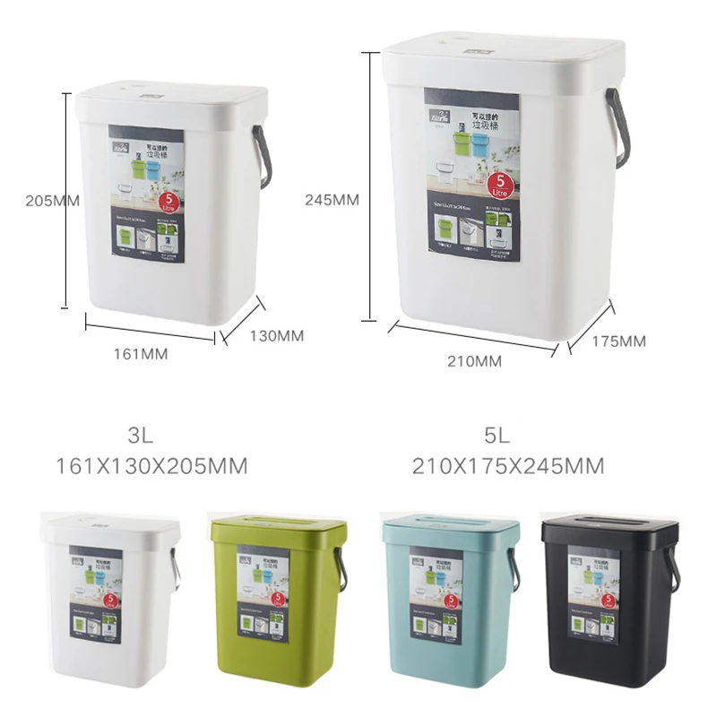 Настенный Складной мусорный ящик кухонный шкаф подвесная корзина для мусора