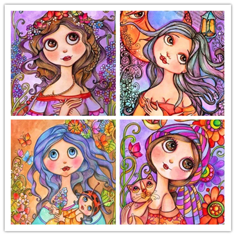 5d новая алмазная живопись поступления вышивка стразами Девушка полный комплект
