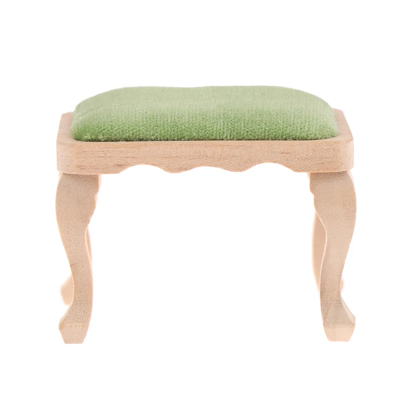 1PC 1/12 Dollhouse Soft Mini Sofa Stool Chair Pillow Furniture Model For Decor | Игрушки и хобби