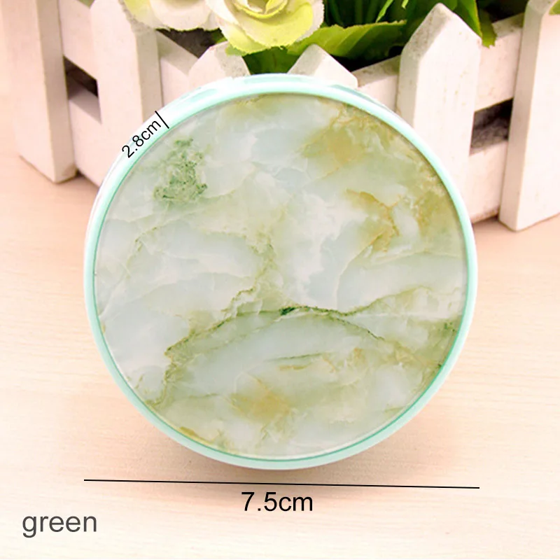 Чехол для линз с мраморной полосой портативный контейнер очки путешествия