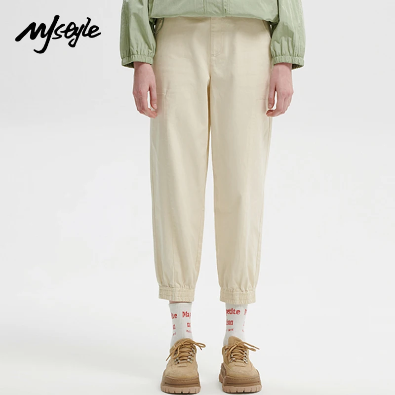 

MJstyle 2021 весенние повседневные уличные удобные свободные штаны для женщин, летние шаровары для бега женские 521040051