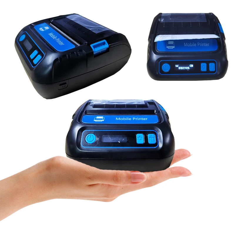 Мини термопринтер 3 дюйма 2 в 1 портативный принтер 80 мм для получения Bluetooth