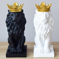 lion decorative statues for decoration lion statue nordic resin figurinesculpture model animal abstract nordic decoration home
