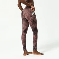 tie dye printed sweatpants capris for women high waist yoga pant fitness gym sport workout running training leggings