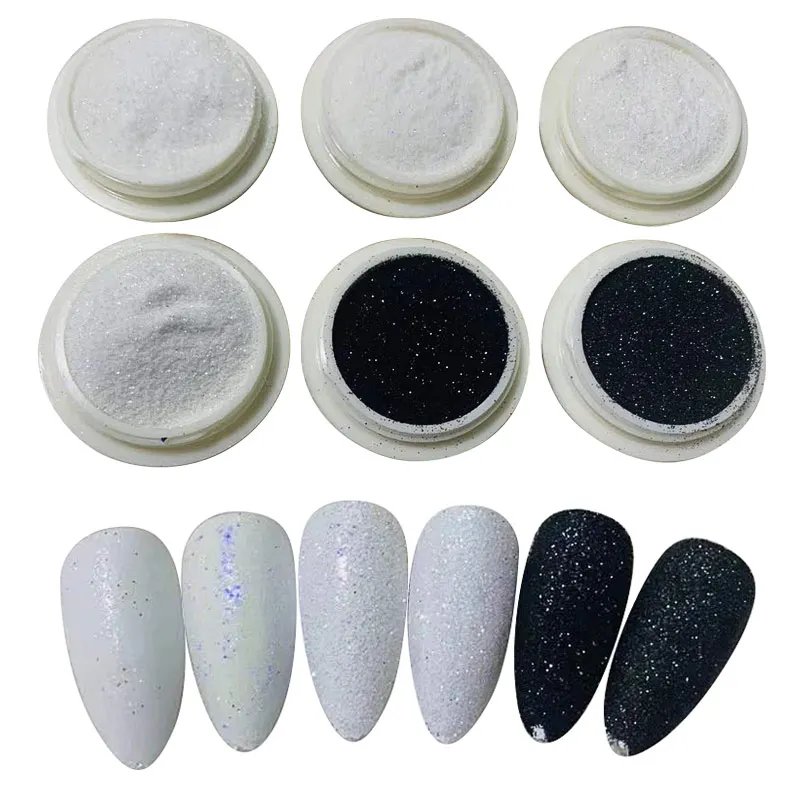 

1g/Jar Woolen Sugar Starlight Effect Glitter Powder/Matte Shining Dust Sugar Nail Powder/Holographic Glitter Powder For Nail &*&