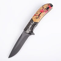 folding tactical survival knives hunting camping edc multi high hardness military outdoor 3d plum blossom knifes pocket workpro