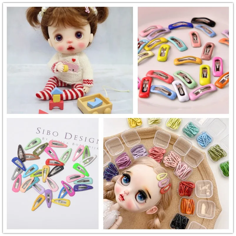 8 шт. 2 см мини-зажимы для украшения волос BJD OB11 аксессуары кукол 1/6 | Игрушки и хобби