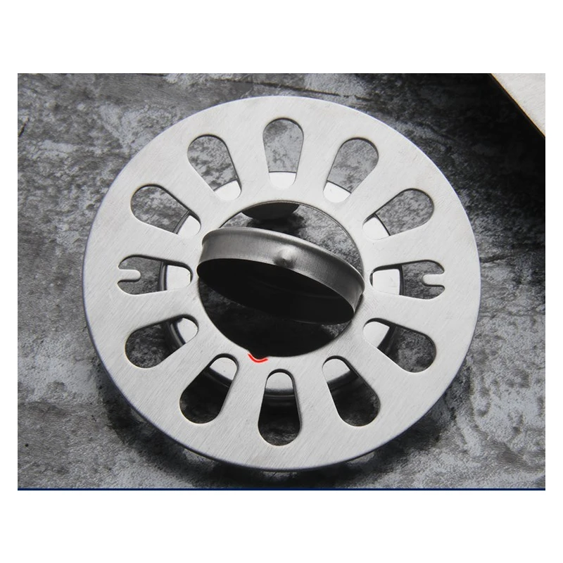 VEHHE 4 дюймовый квадратный слив из нержавеющей стали для ванной комнаты