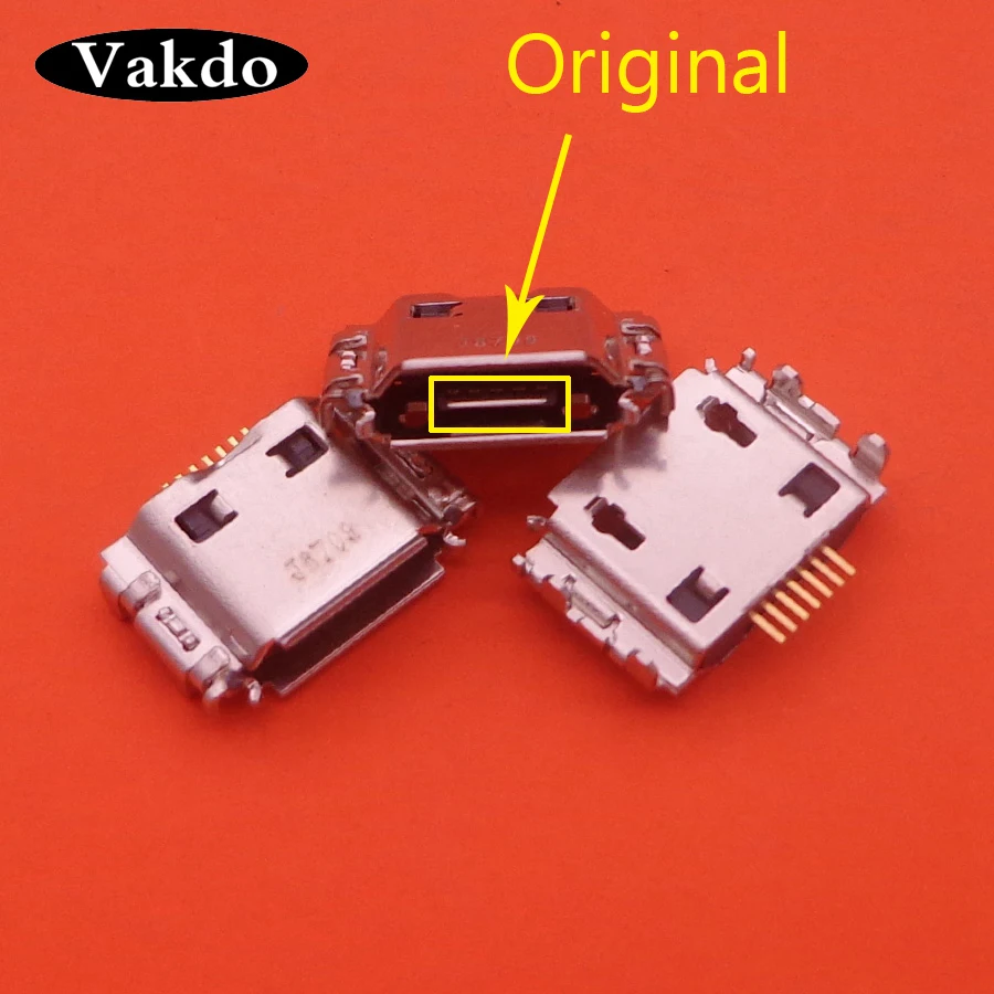 30 шт./лот микро 7-контактный разъем mini USB Разъем Запасные части для samsung S5830 S8300 S8000