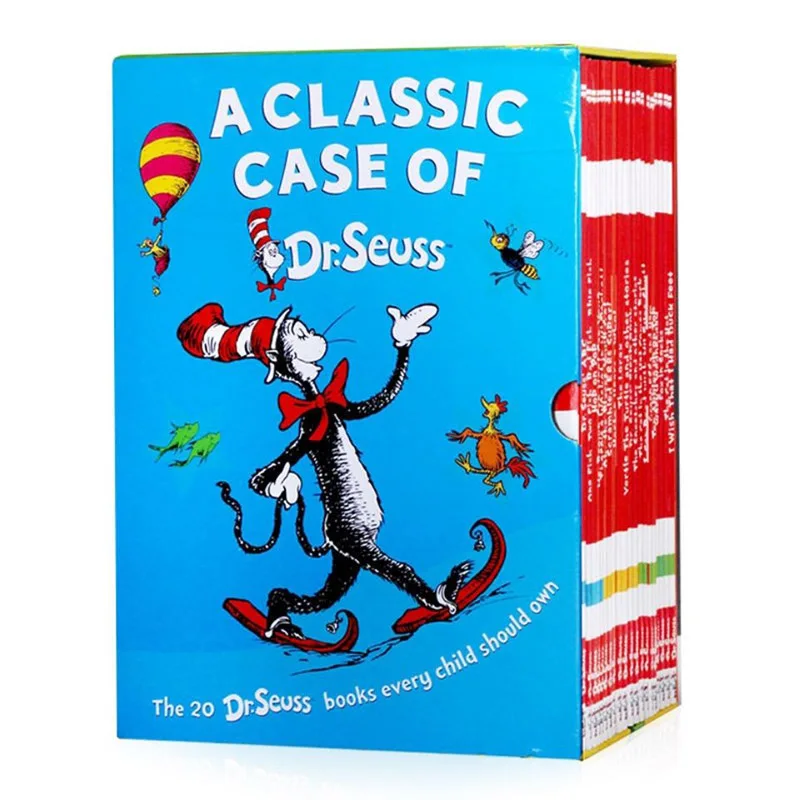 

20 Books A Classic Case of Dr. Seuss Series Interesting Story Children's Picture English Books Kids Learning Toys Libros