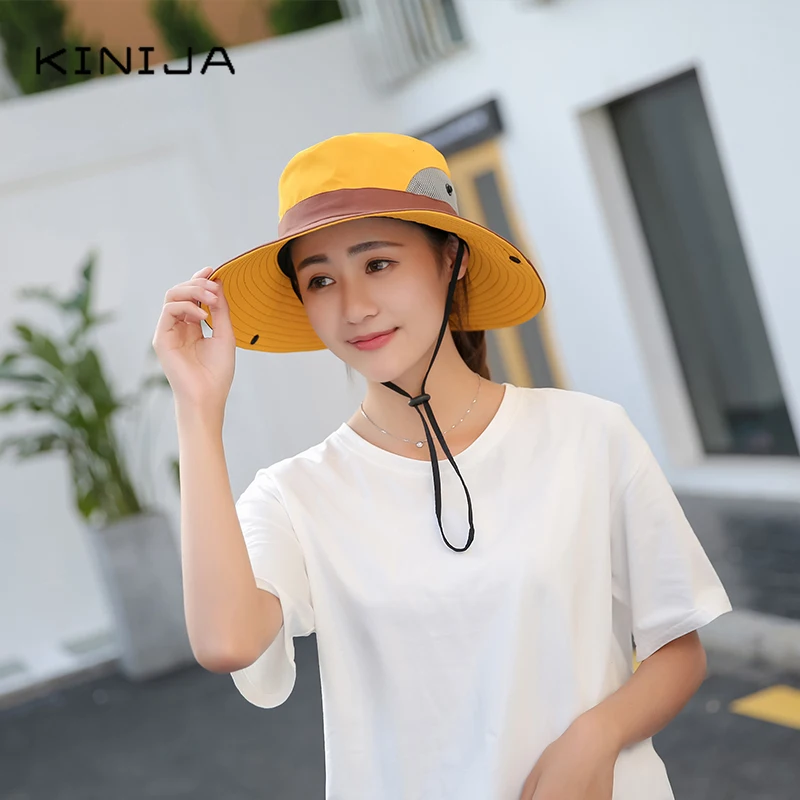 Летняя женская хлопковая солнцезащитная Кепка Солнцезащитная УФ шляпа для