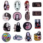 Аниме-фильмов Унесенные призраками твердым эмалиевым покрытием булавки броши для женщин и мужчин из нагрудные значки на рюкзак воротником модное ювелирное изделие, подарки для детей