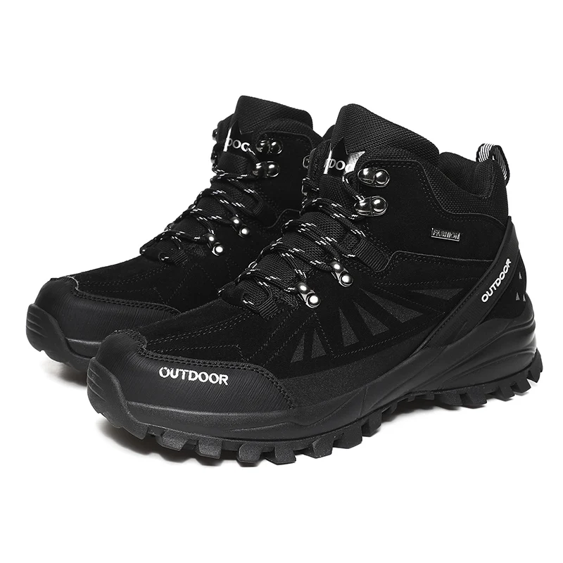 Брендовые зимние мужские ботинки теплые плюшевые высококачественные оксфорды