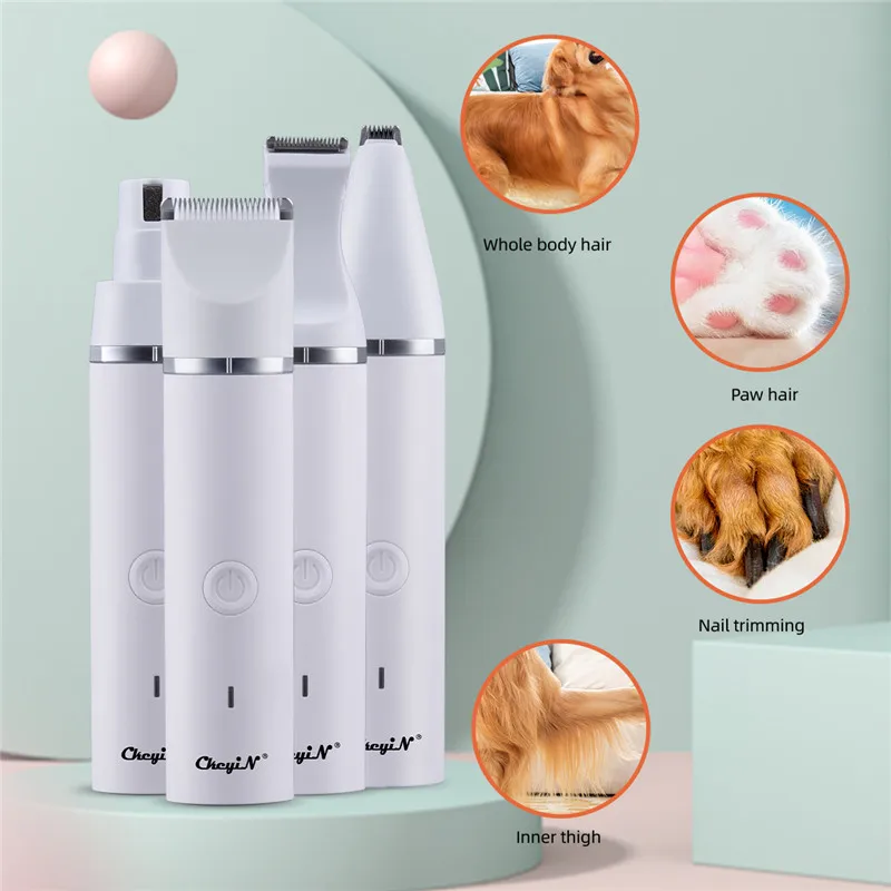 

CkeyiN Foot Hair Trimmer Grooming Shaver Dog Clipper Electric Shear Trimmer for Animal Kit Haircut Cat Hair Remover Tool