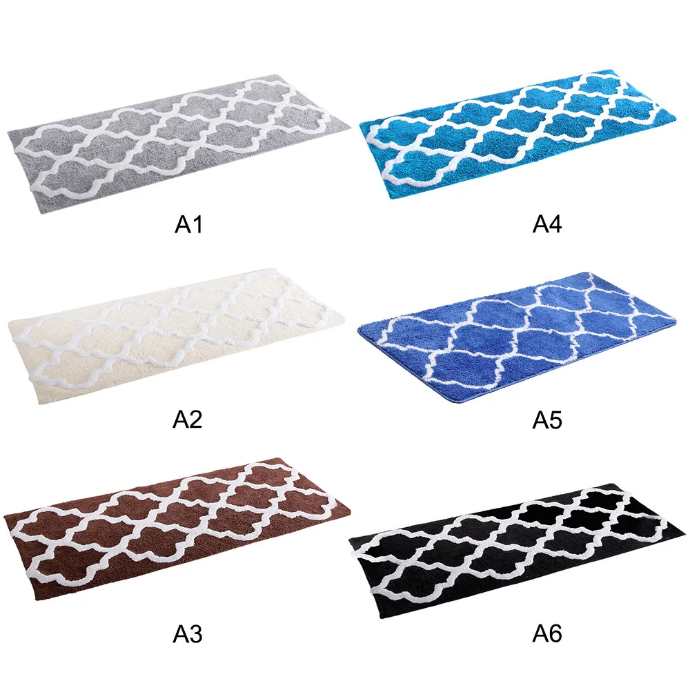 

Anti-slip Home Entrance Carpet Washable Kitchen Floor Mat Set Water-Absorbent Doormat Living Room Area Rug