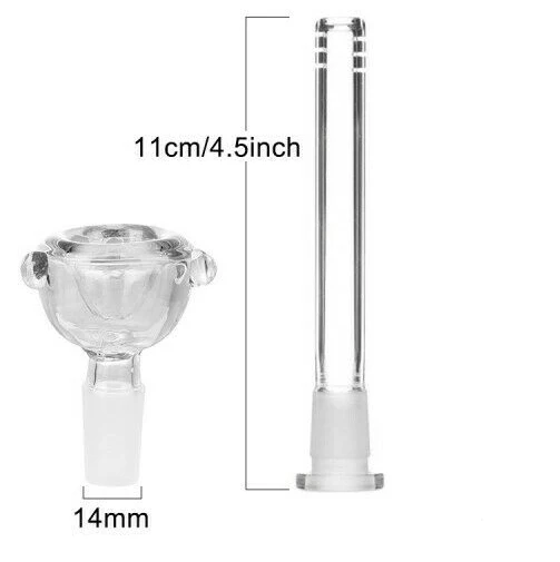 

12 Inch Perfect Glass Water Bottle Big Tank Pipe Handmade Water Can Portable Travel Kitchen Accessories Reservation Cup Tools