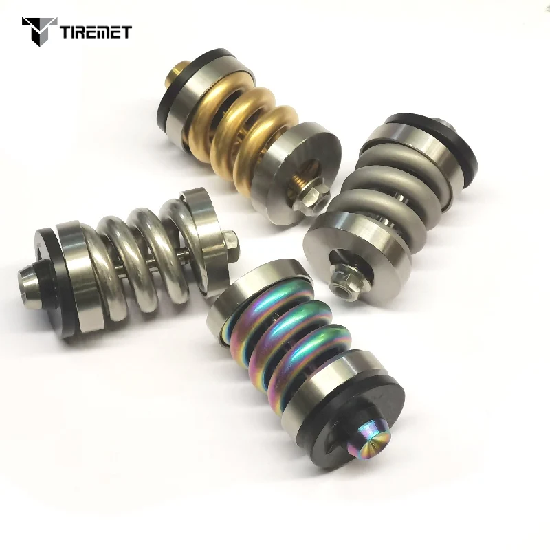 Складной велосипед титановый пружинный вал задний амортизатор для