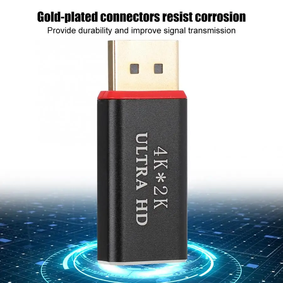 Портативный 4K X 2K Ultra HD DP Мужской HDMI Женский адаптер конвертер для настольного