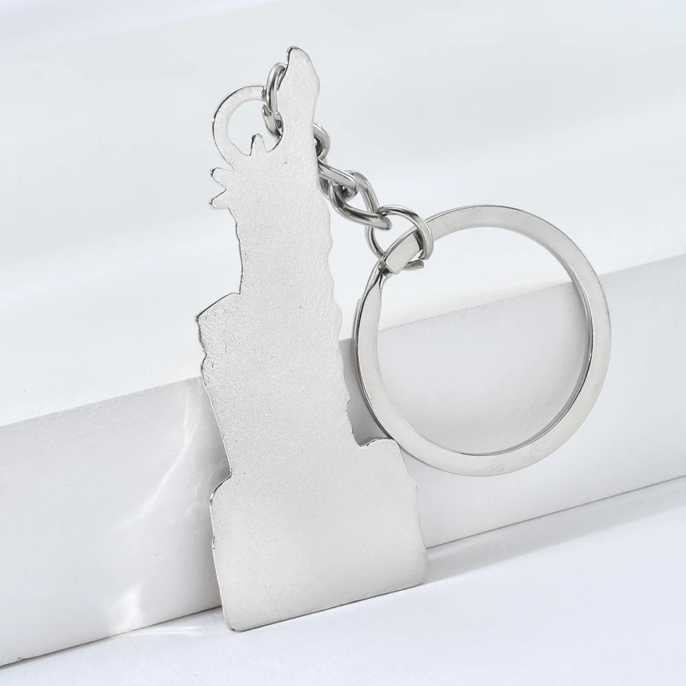 Vicney Новое прибытие Нью-Йорк 3D брелок из цинкового сплава Статуя Свободы в подарок