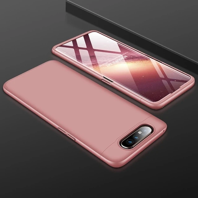 Чехол для samsung Galaxy A80, роскошный защитный противоударный чехол для телефона, чехол для samsung A80 SM-A805F - Цвет: Розовый
