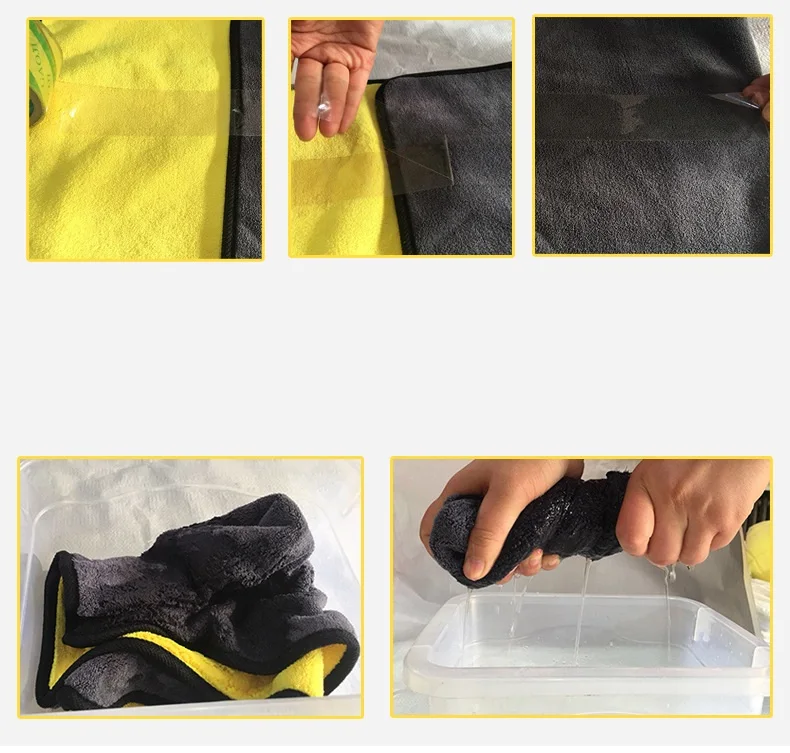 

60*160CM Large Microfiber Towel Car Cleaning Drying Cloth Car Care Detailing Wash Never Scratch Towels