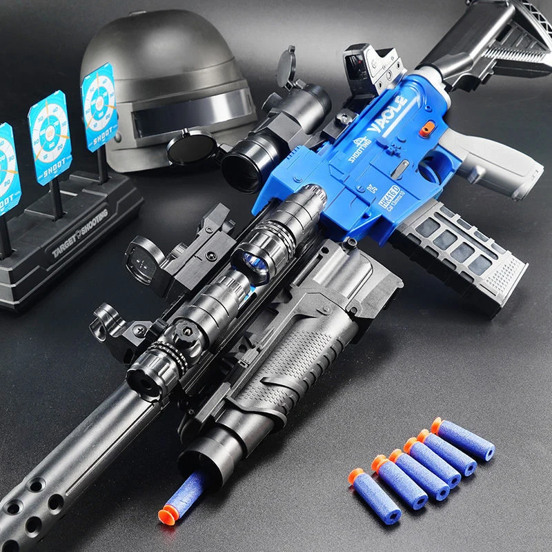 M416 Электрический Непрерывный Запуск стрельбы игрушечные пистолеты оружие с