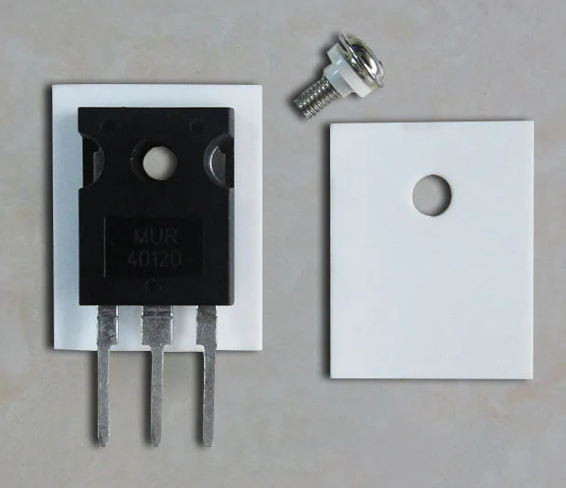 Высокотеплопроводный транзистор TO-220/247 высокомощный керамический радиатор