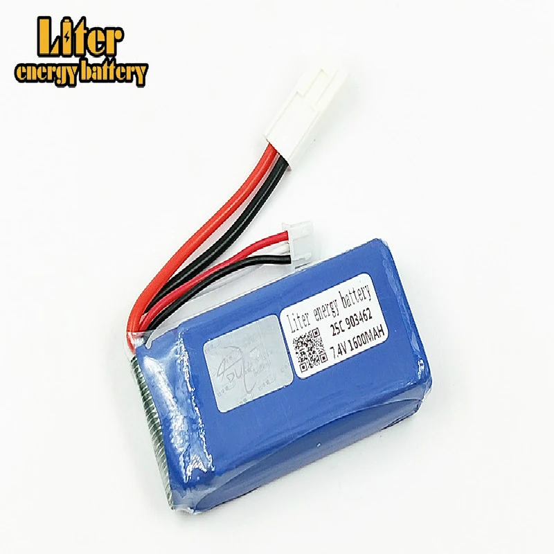 7 4 V 1600mAh Lipo батарея для FT009 пульт дистанционного управления лодка скоростная FX067C 2S