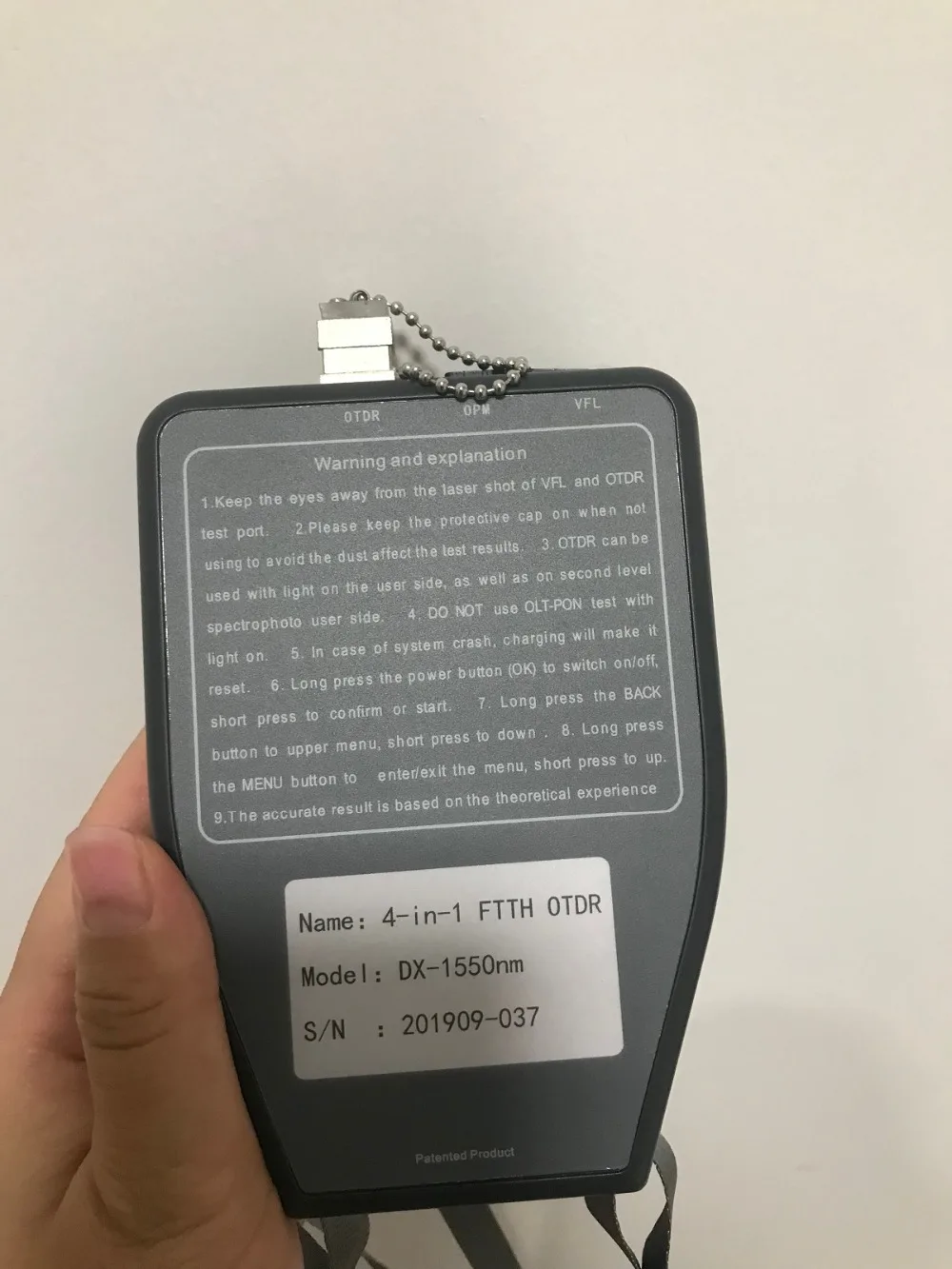 MINI OTDR with Optical power meter VFL stable light source Multifunction Fiber Finding Fault Measure Active Fibe