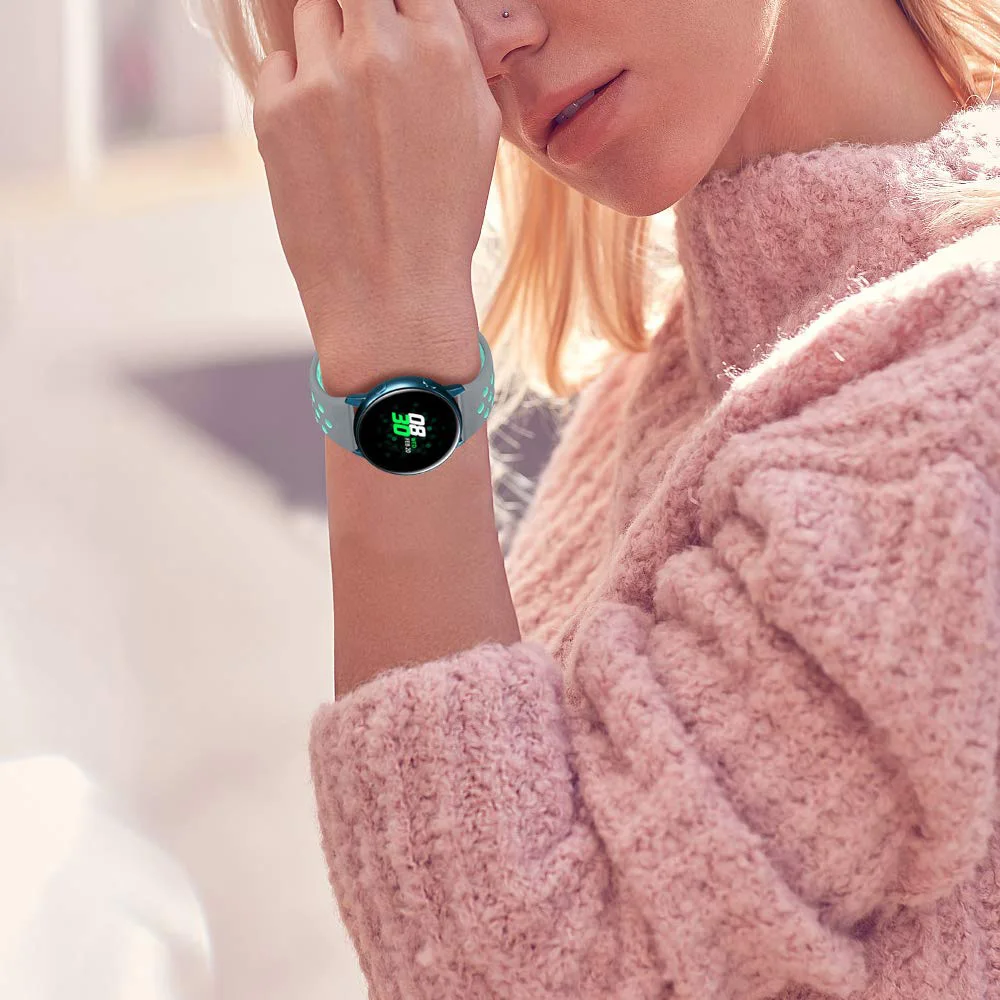 Gear S3 Frontier ремешок для спортивных часов для samsung Galaxy watch 46 мм 42 мм ремешок 22 мм 20 мм силиконовый ремешок amazfit bip браслет аксессуары