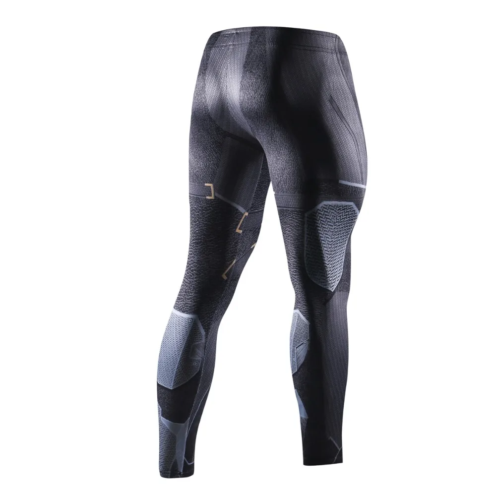 Узкие аниме 3D принт мужские брюки повседневные Бэтмен Для мужчин Бодибилдинг