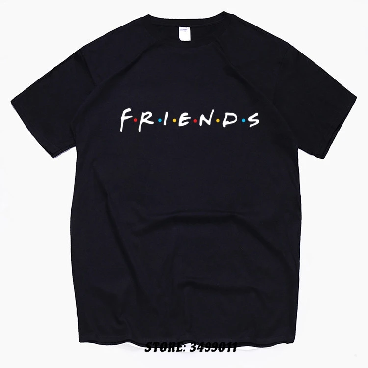 

TV Show Friends Men New Tee Shirt Stranger Things Popular Aesthetic Tshirts Mens Plain T Shirts Oversized Clothing Shirt