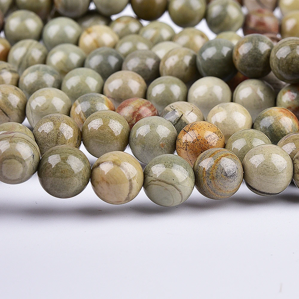 Asingeloo Фарфор Серый яшма Лабрадорит натуральный камень бусины для изготовления