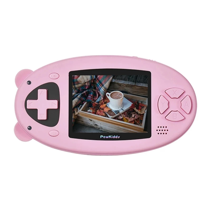 

Powkiddy Multifunction Game Console 3 In 1 Game Player Support 5000 Mah Power Bank Children Game