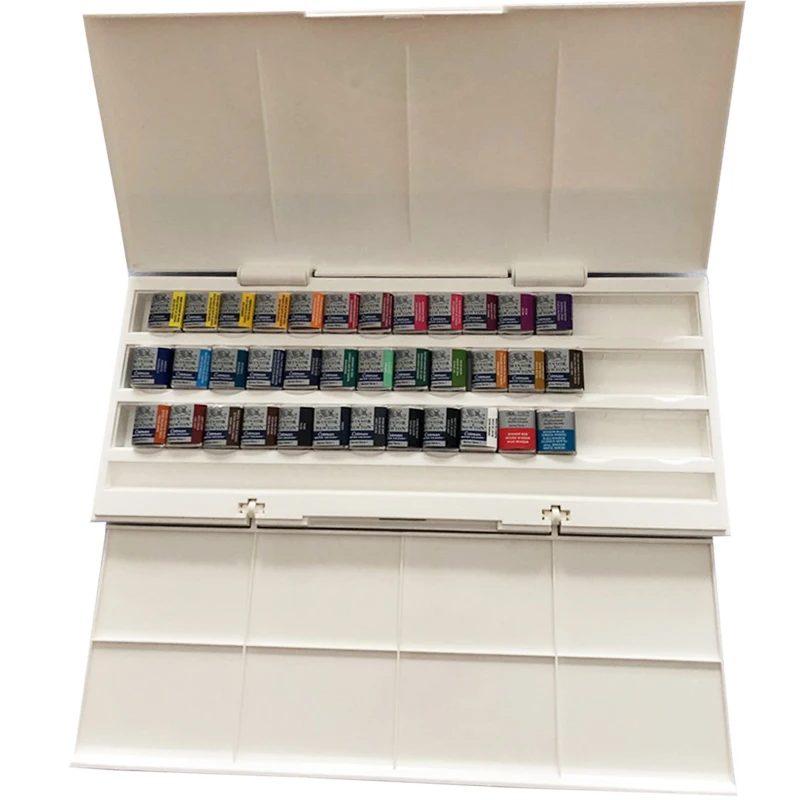 Winsor&Newton 36 Colors Cotman Solid Water Color Paint Pigment  Studio Selection Set