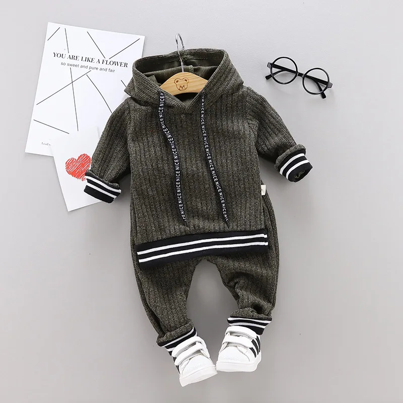 Spring and Autumn Children's Suits New Two-piece for Boys Girls Korean Version of 0-4 Years Old Sports Pants | Детская одежда и