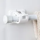 Кронштейны для штор, самоклеящиеся, держатели полюсов, 2 шт.