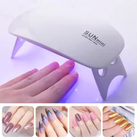Новая модная Сушилка для ногтей, УФ-светодиодная лампа, Портативный USB-кабель для домашнего использования, Сушилка для ногтей, лака, светоди...