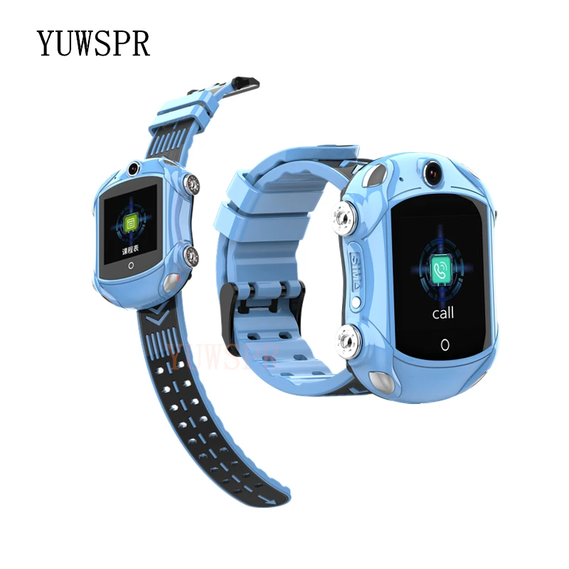 Детские Смарт-часы в автомобиль 4G GPS LBS Wi-Fi мониторинг местоположения видеозвонки