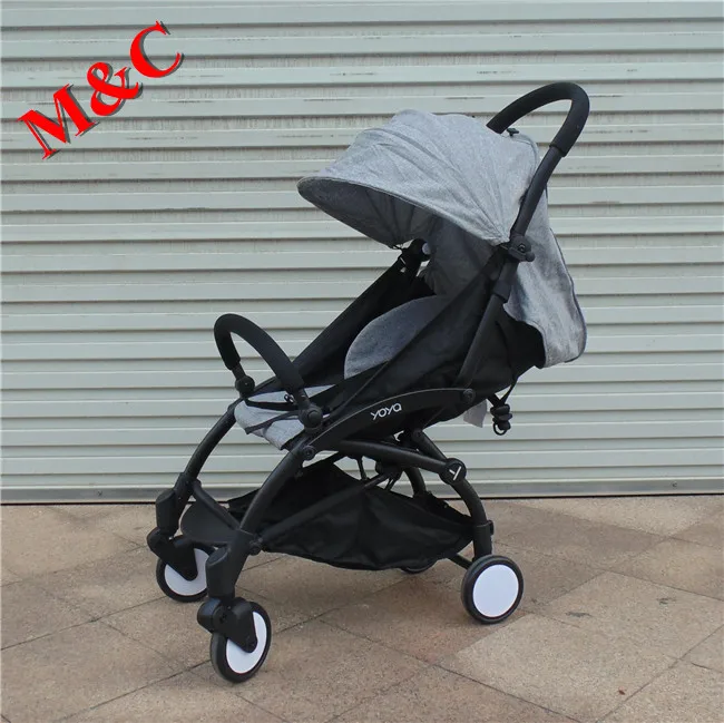 B style gray Оригинальная легкая коляска может сидеть и лежать на 175 градусов Складная коляска yoya ультра-легкая портативная дорожная детская коляска - Цвет: B style gray