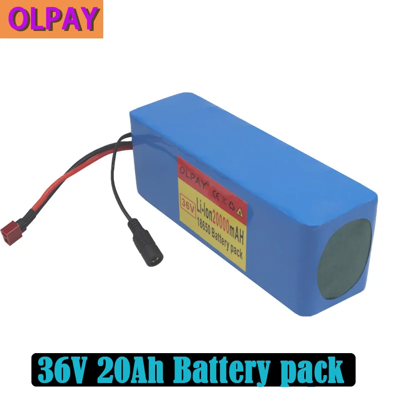 

Discount 10S3P 36V 20Ah 500W high power capacity 42V 18650 lithium battery pack 20000mAh electric bicycle bicycle scooter BMS