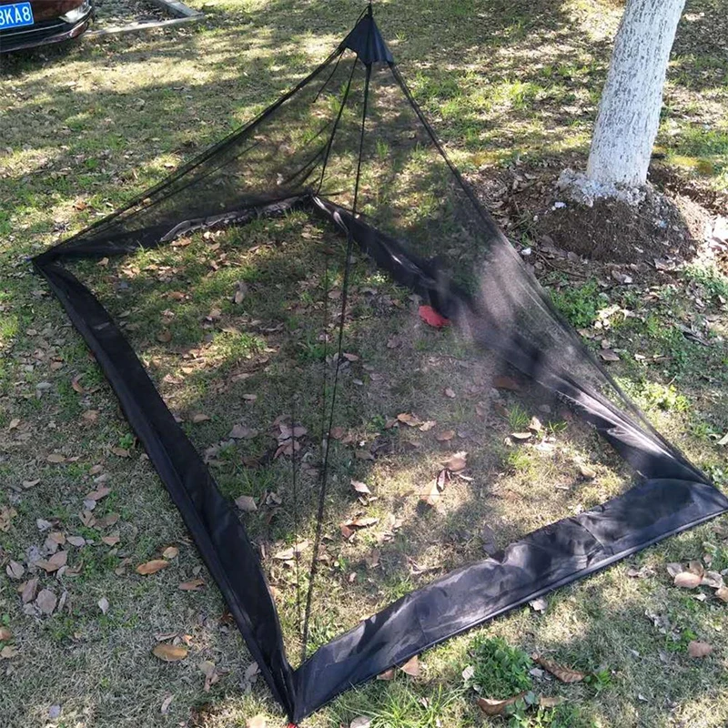 Outdoor Mosquito Net Triangle Portable Light Tent For Garden Camping Hiking Fishing Tents & | Спорт и развлечения