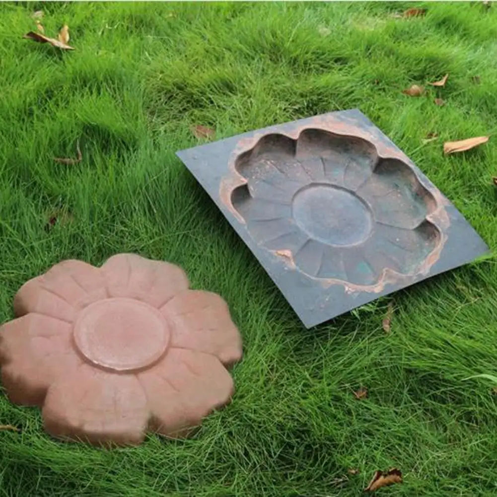 Форма для тротуара садовой прогулки ручная форма цементных кирпичей сделай сам