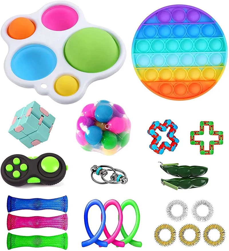 

2021NEWEST!!! Fidget Toys Anti Stress Set Strings Fidget Toys Adult Children Sensory Antistress Relief Toys Box Fidget Toys