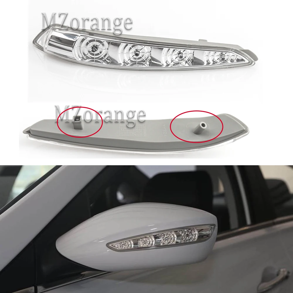 Светильник тели поворота на крыло двери для Hyundai Sonata 8 2010 2014 зеркало заднего вида