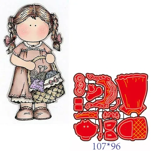 

Metal Cutting Dies girl DIY Scrapbooking Paper Cards Decorative Craft Embossing